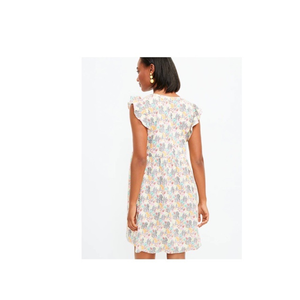 Loft‎ Paradise Ruffle Button Dress - Picture 7 of 8